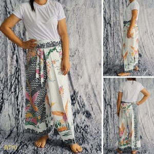 STAMPCOTTON กางเกงขายาว ผ้าปาเต๊ะ กางเกงเล กางเกงใส่สบาย