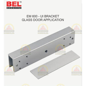 U Bracket สำหรับประตูกระจกบานเปลือยล่าง ยี่ห้อ BEL รุ่น U1-600