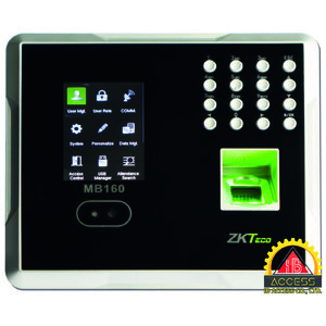 เครื่องสแกนใบหน้า ยี่ห้อ ZKTeco รุ่น MB160