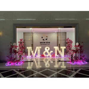 ป้ายอักษรไฟปิงปอง ป้ายอักษรเช่าไฟปิงปอง