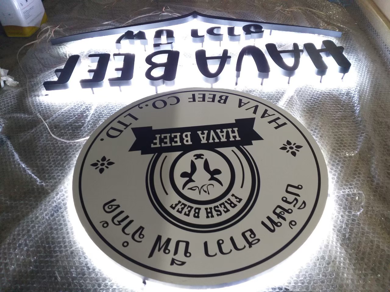 ป้ายไฟออกหลัง