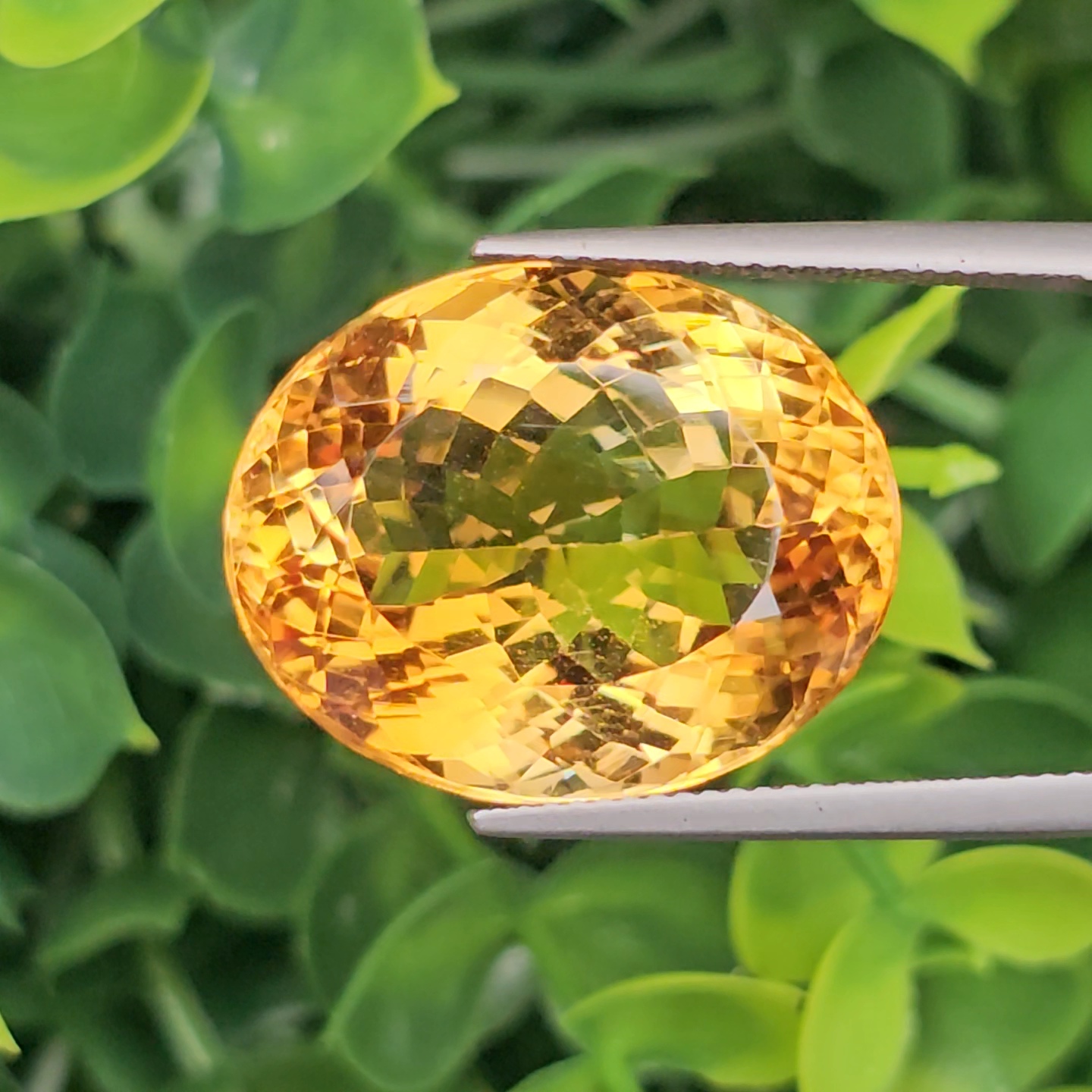 พลอย ซิทริน Citrine 32.66 กะรัต (Cts.) พลอยแท้ อัญมณีมงคลประจําวันเกิด เครื่องประดับพลอย