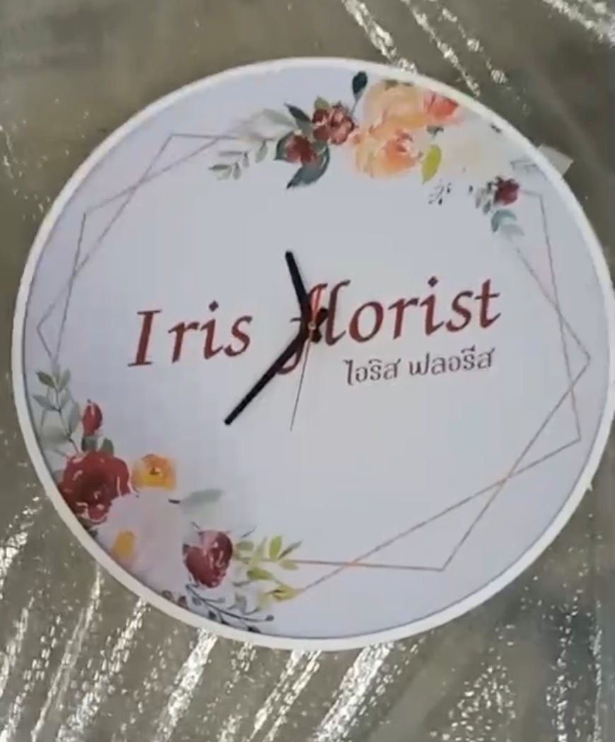 #ป้ายกล่องไฟติดนาฬิกา