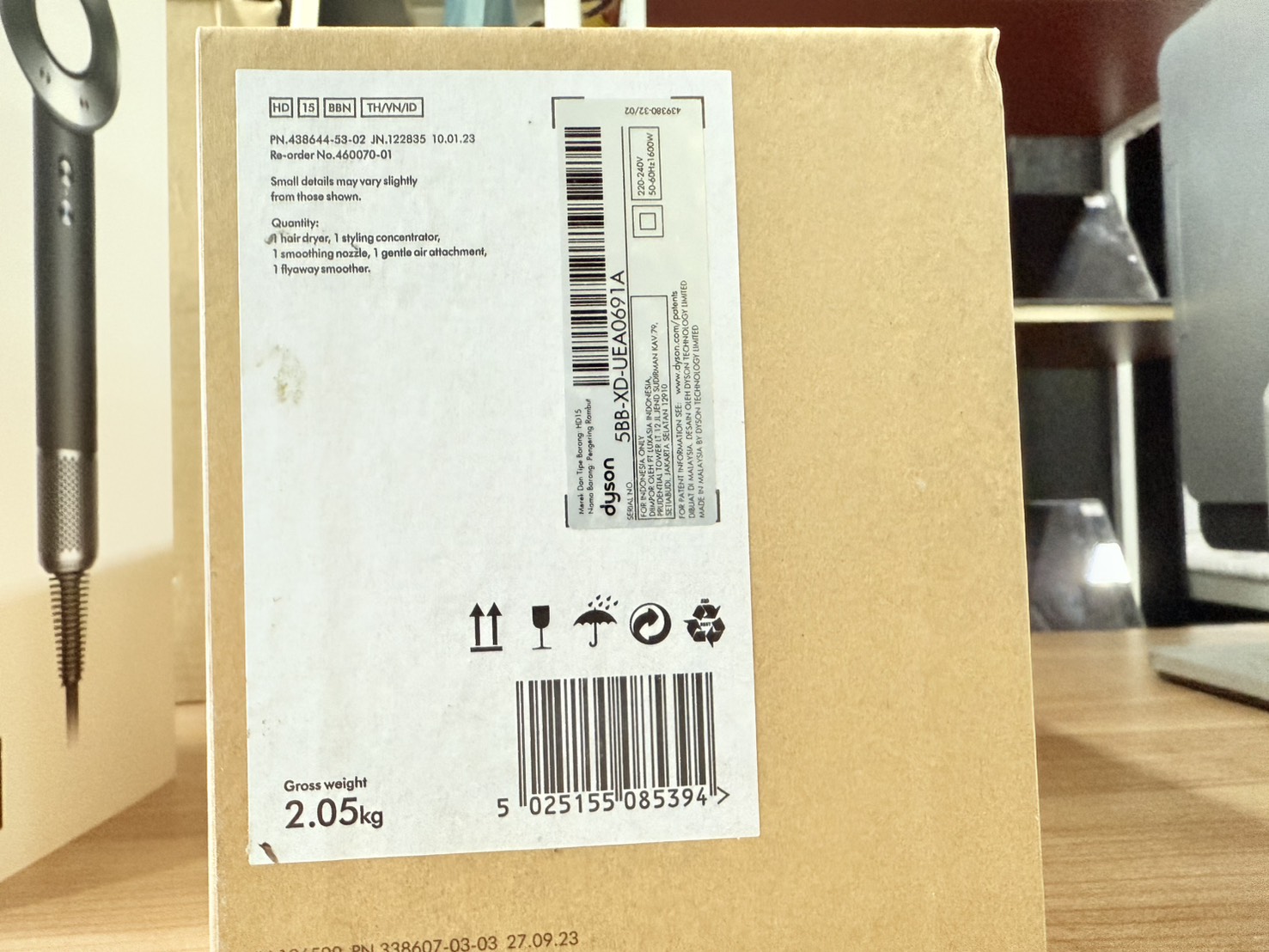 Dyson Supersonic Origin รุ่น HD15 (สีดำ/นิกเกิล) ของใหม่