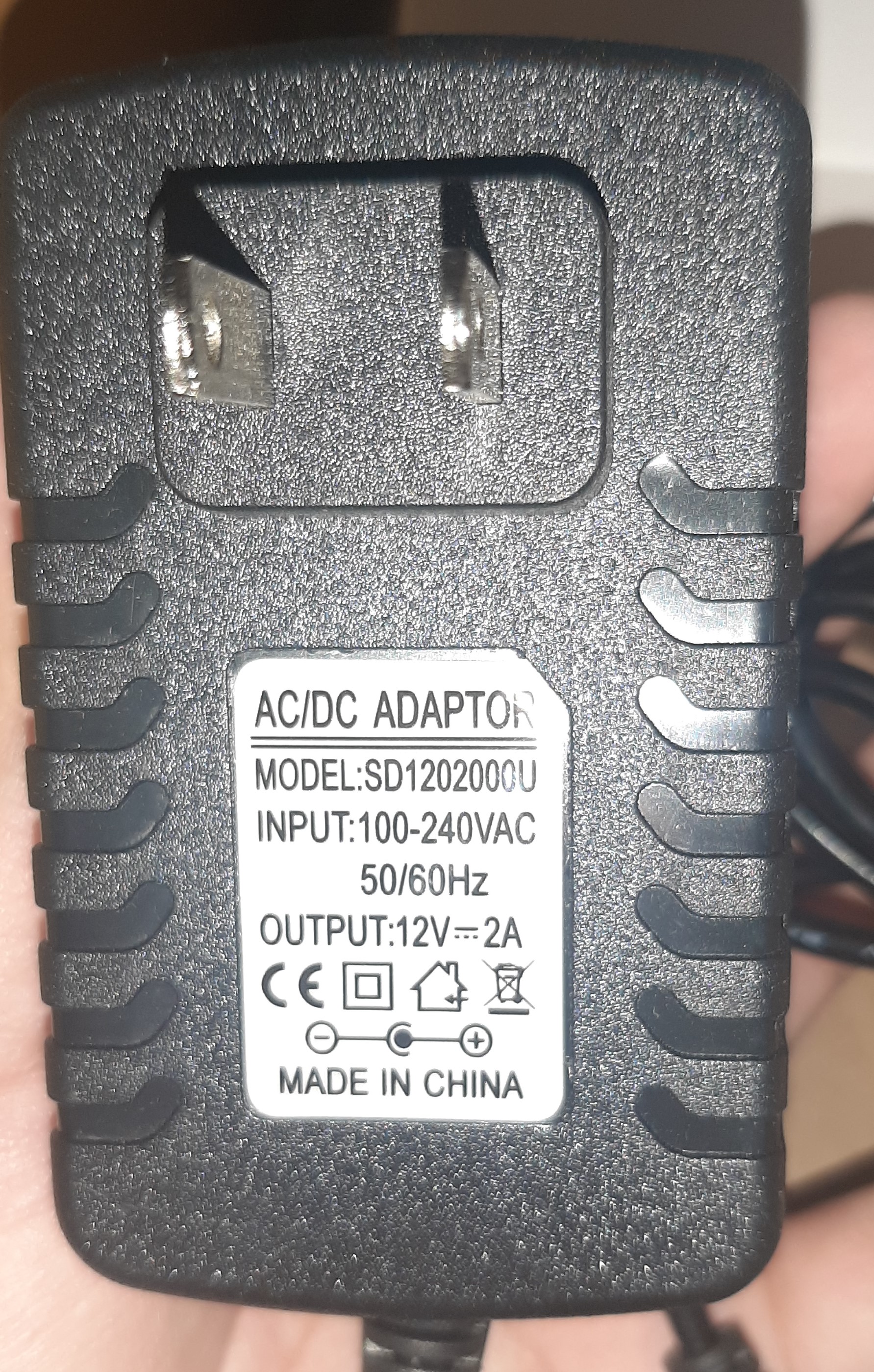 adapter cctv 12V 2A Adapter AC/DC Adapter (SD1202000U) อะแดพเตอร์มาตรฐาน ของใหม่ ใช้งานดี เหมาะกับงานทุกประเภท ประกัน 1 ปี