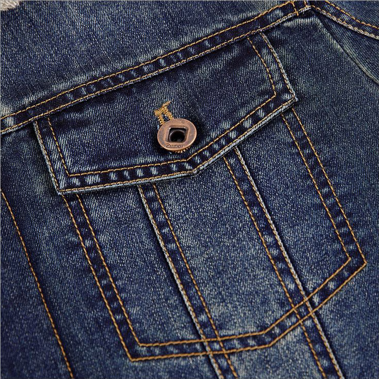 เสื้อแจ็กเก็ตยีนส์กันหนาวรุ่นหนา ซับขนนุ่ม (10181MM)