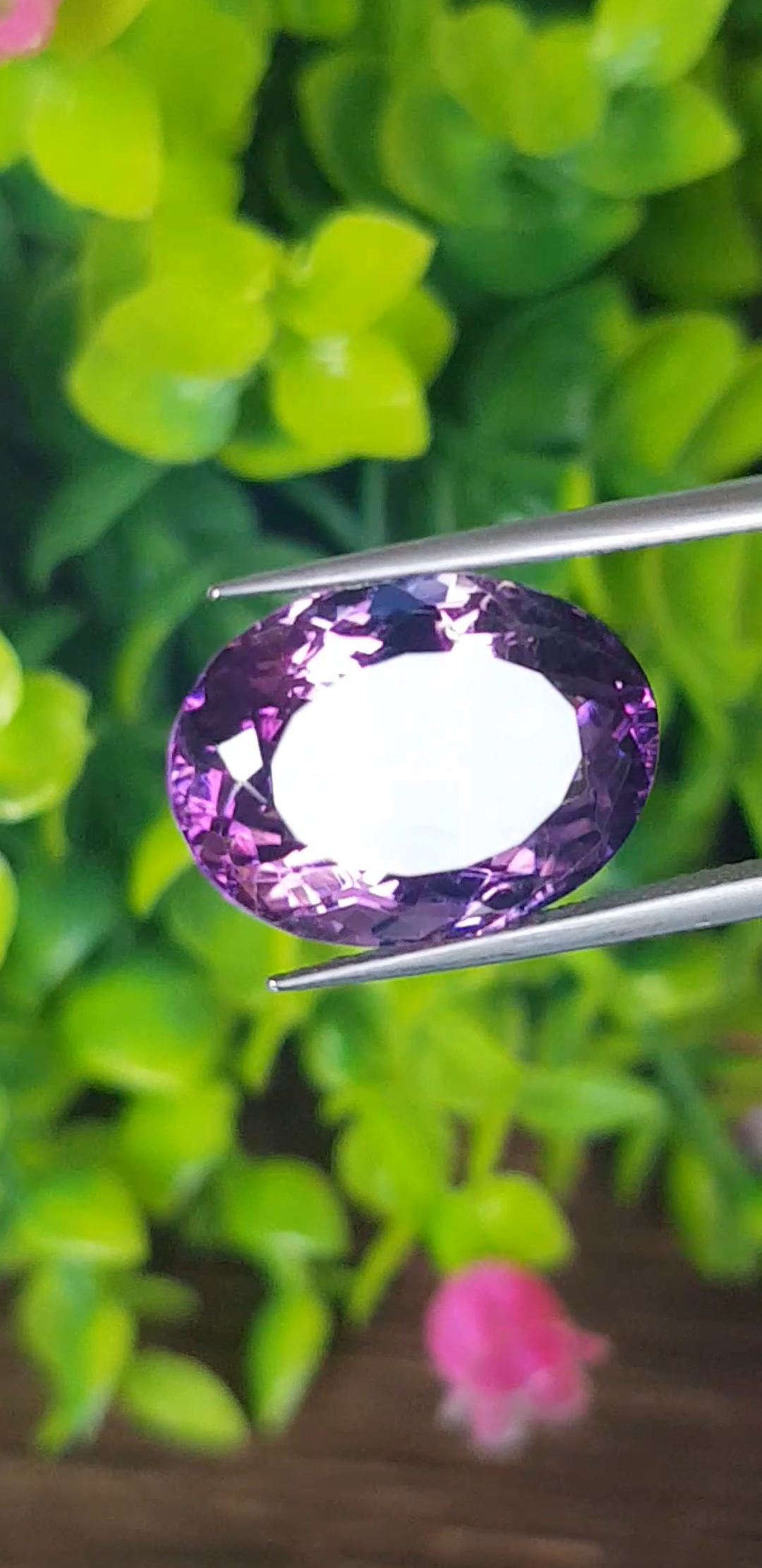 พลอย อเมทิส Amethyst 12.12 กะรัต (Cts.) พลอยแท้ อัญมณีมงคลประจําวันเกิด เครื่องประดับพลอย