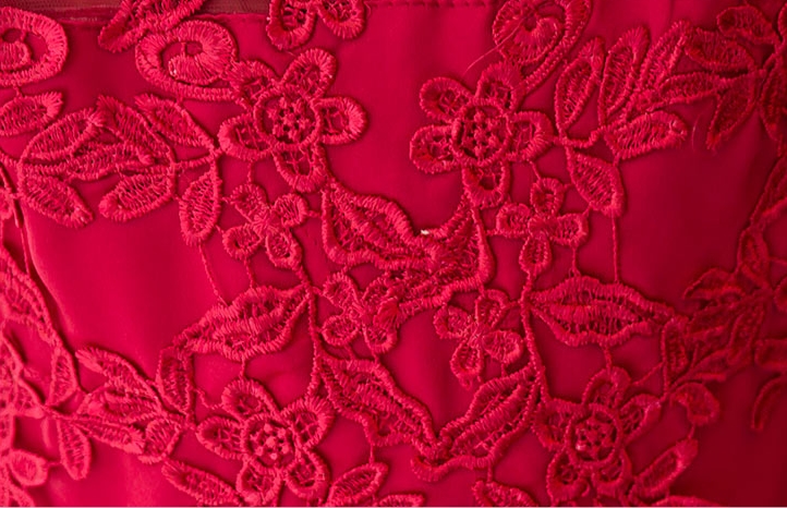 Pre-order ชุดราตรีเด็ก ชุดออกงาน ชุดกระโปรง สไตล์เจ้าหญิง แขนยาว แต่งผ้าลูกไม้ช่วงอก กระโปรงตาข่าย มีซิปหลัง