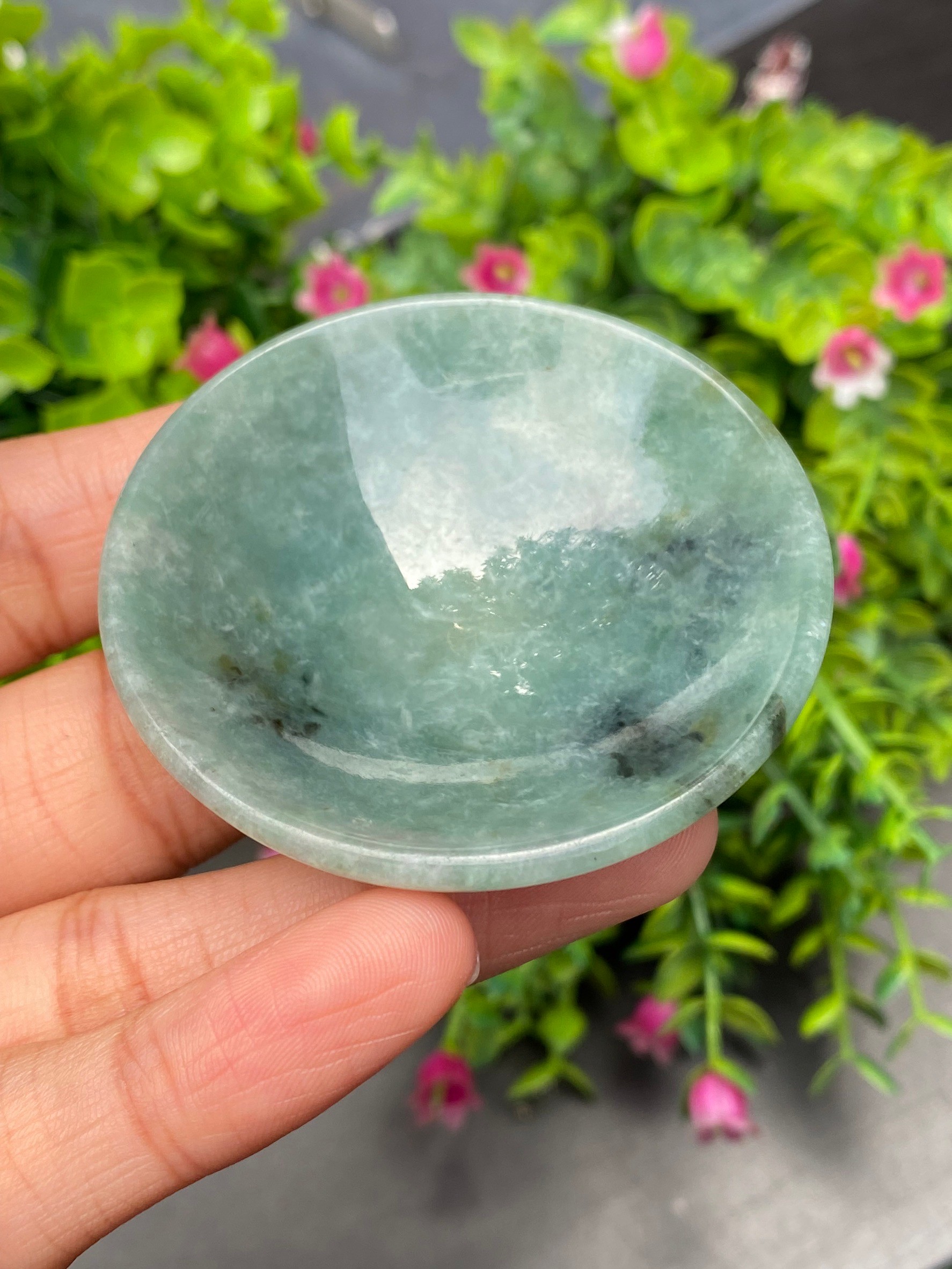 ถ้วยหยก 163.75 กะรัต (Cts.) หยก พม่า แท้ ( Jade Myanmar )