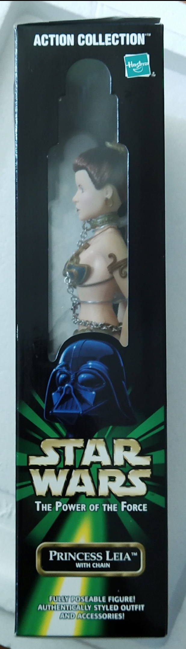 ของสะสมเจ้าหญิงเลอาในกล่อง เจ้าหญิงเลอาชุดทาส จาก Hasbro, Star Wars ,episode1 สตาร์ วอร์ ขนาดประมาณ 11.5 "