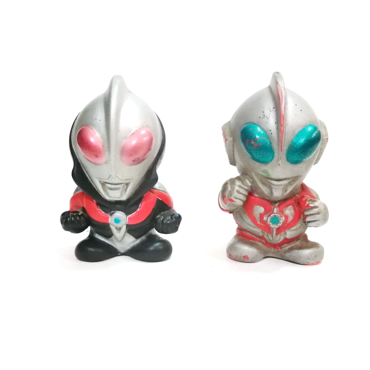 ซอฟสวมนิ้ว ขนาดใหญ่ อุลตร้าแมนมิลเลนเนียม และ ดาร์คอุลตร้า Ultraman Millenium&Dark Ultra ApexTขนาดดามรูป ของ เอเพกซ์ทอย ของเก่าเก็บหายาก ขายตามสภาพ ขายคู่