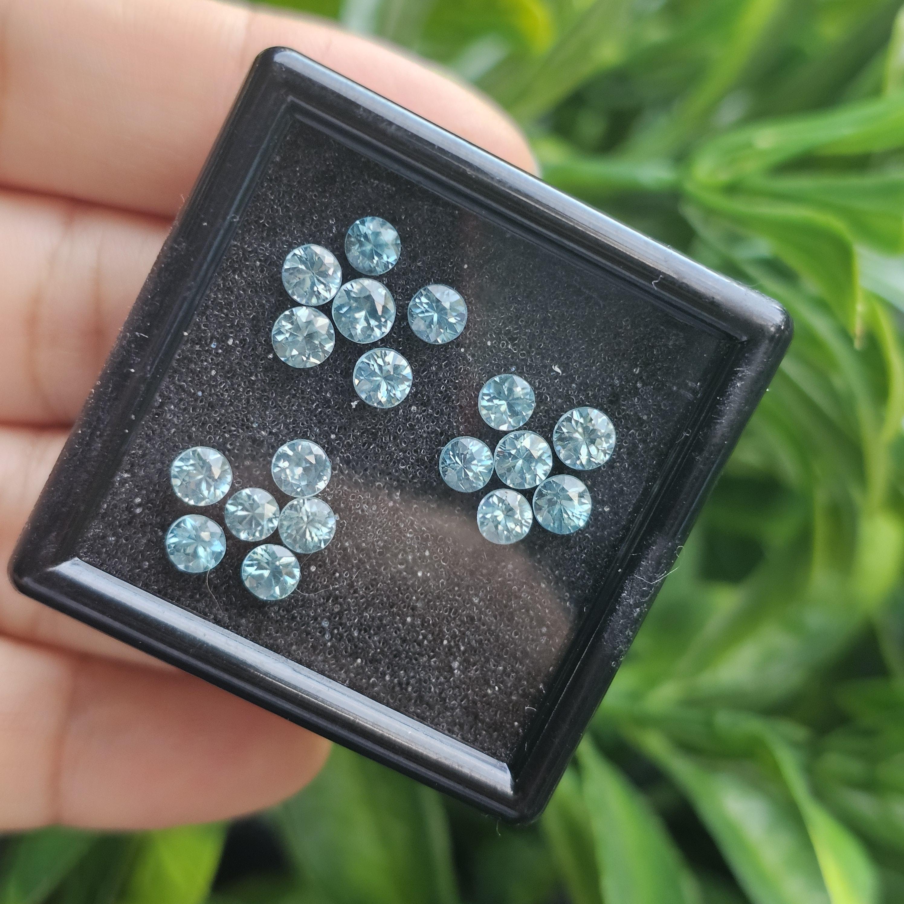 พลอย เพทาย Natural Zircon 7.18 กะรัต (Cts.) 9 เม็ด (18Pcs.) พลอยแท้อัญมณีมงคล ประจําวันเกิด เครื่องประดับพลอย