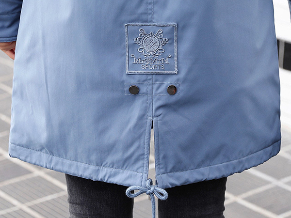 Overcoat เสื้อโค้ทกันหนาวซับเฟอร์ขนนุ่มใส่ติดลบลุยหิมะ มีฮู้ดเฟอร์ถอดได้ (12391X)