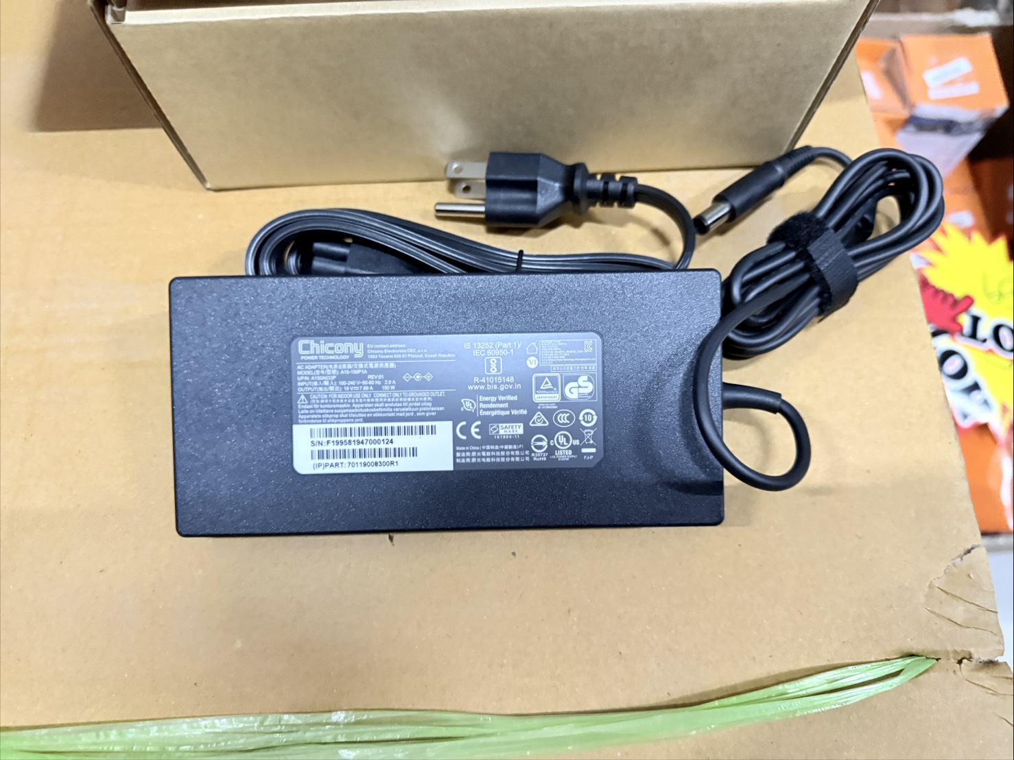 Chicony AC 19V 7.89A Adapter 150W