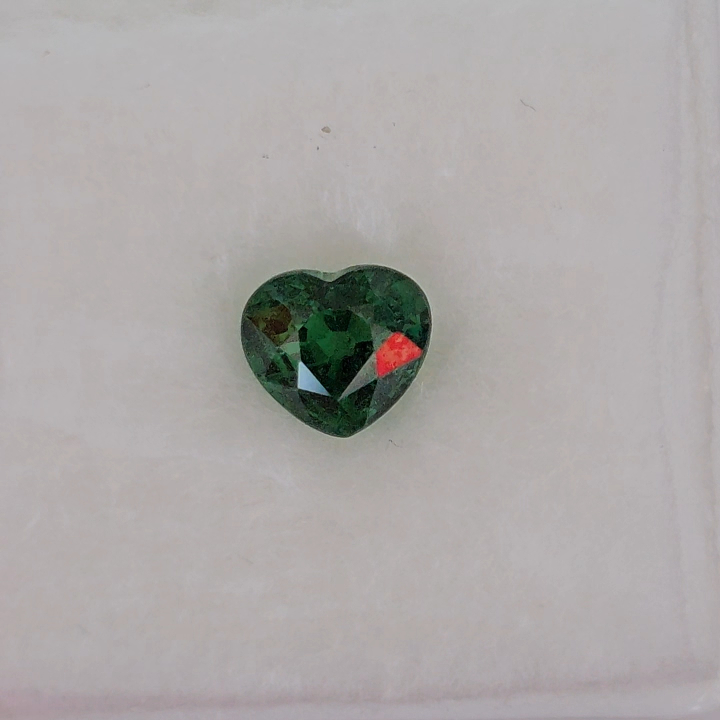 พลอย ซาโวไรท์ Tsavorite Garnet 1.16 กะรัต (Cts.) ดิบ Unheated พร้อมใบเซอร์ อัญมณีมงคลประจําวันเกิด เครื่องประดับพลอย