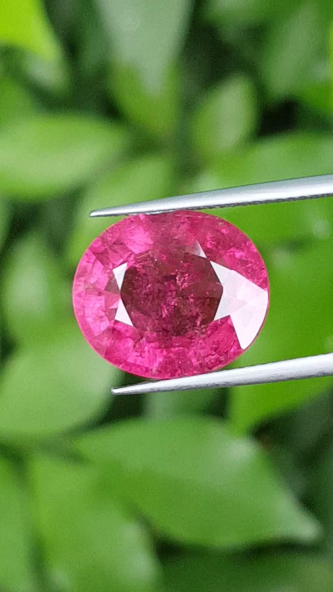 พลอย รูเบลไลต์ ทัวร์มารีน Rubellite Tourmaline 8.47 กะรัต (Cts.克拉)
