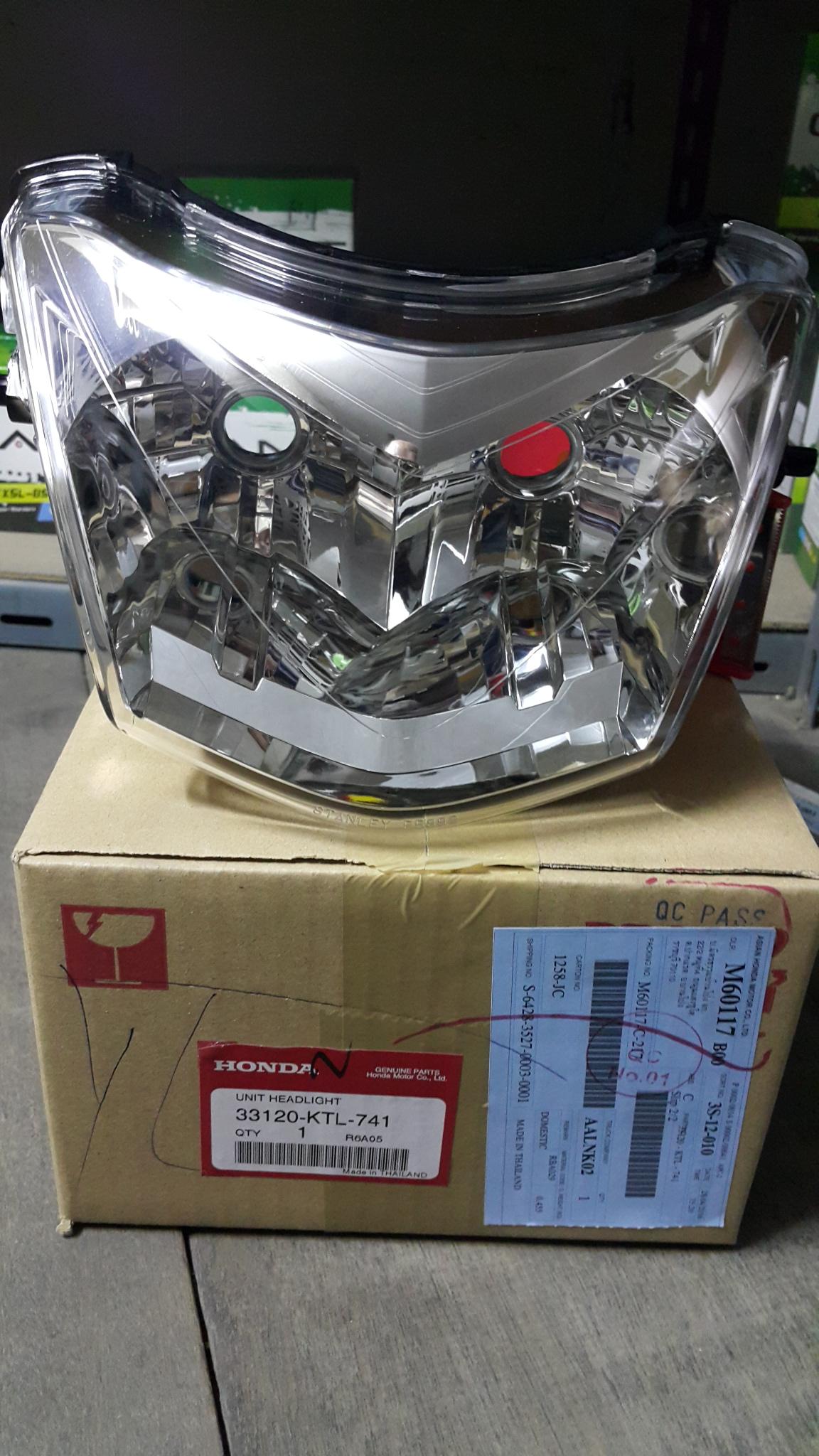 โคมไฟหน้า เวฟ100R(ปี2005-08)ยูบล๊อก