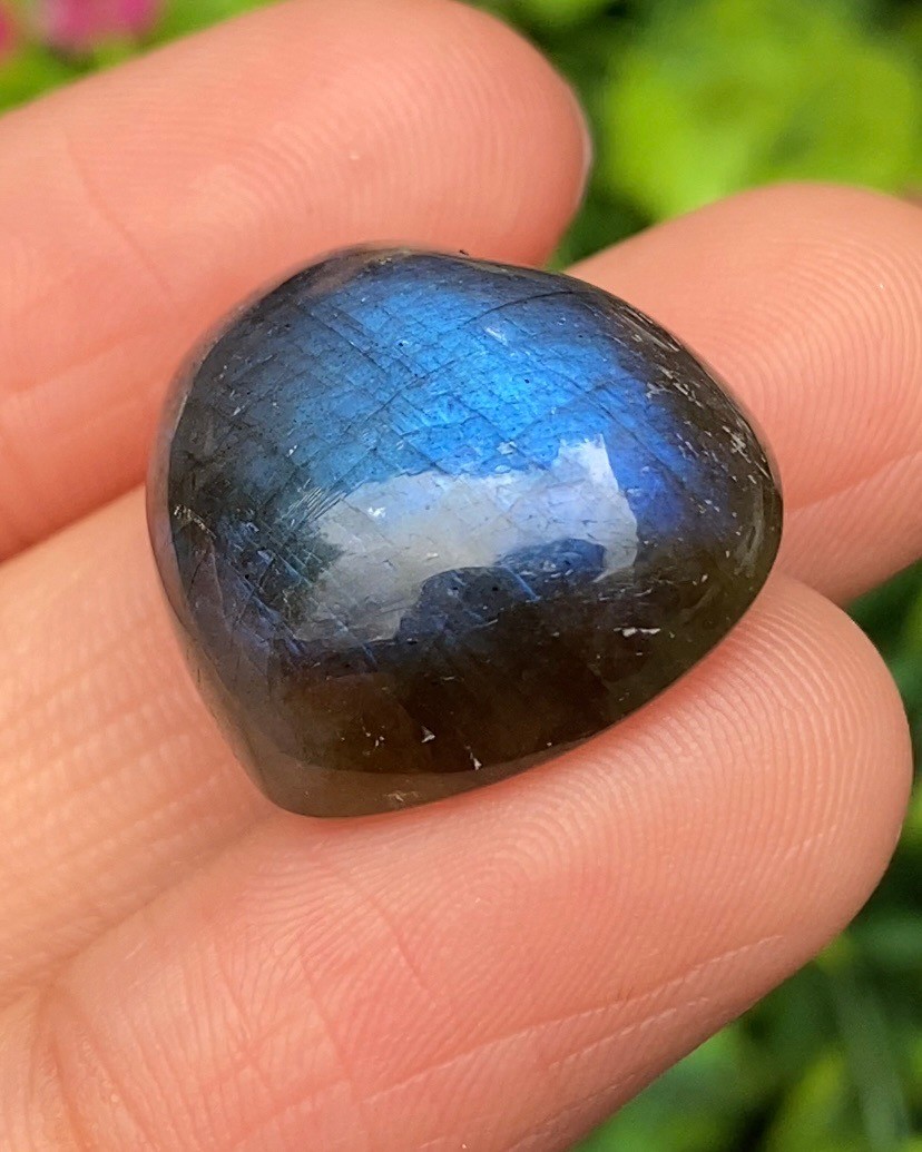 พลอย ลาบราดอไรต์ (Labradorite) 29.09 กะรัต (Cts.) พลอยแท้ อัญมณีมงคลประจําวันเกิด เครื่องประดับพลอย