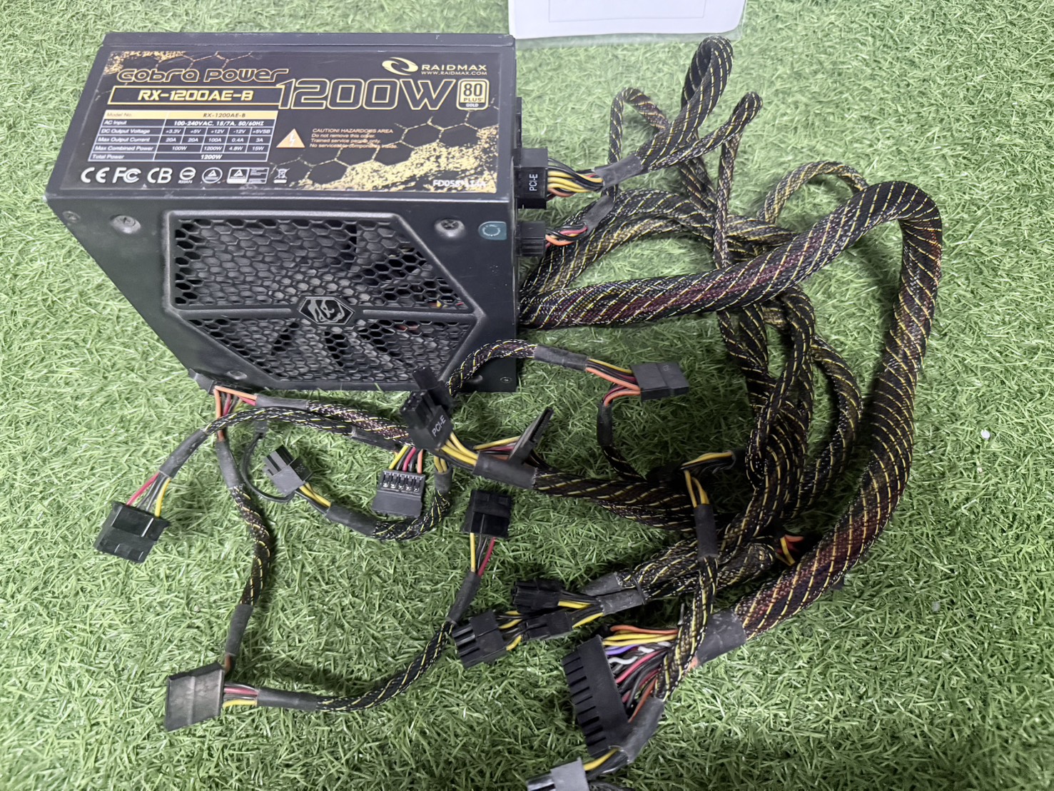 POWER SUPPLY Cobra RX-1200AE-B 1200W สายตามรูป