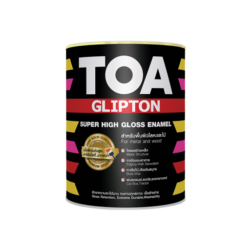 ทีโอเอ กลิปตั้น สีน้ำมัน TOA Glipton Super High Gloss Enamel