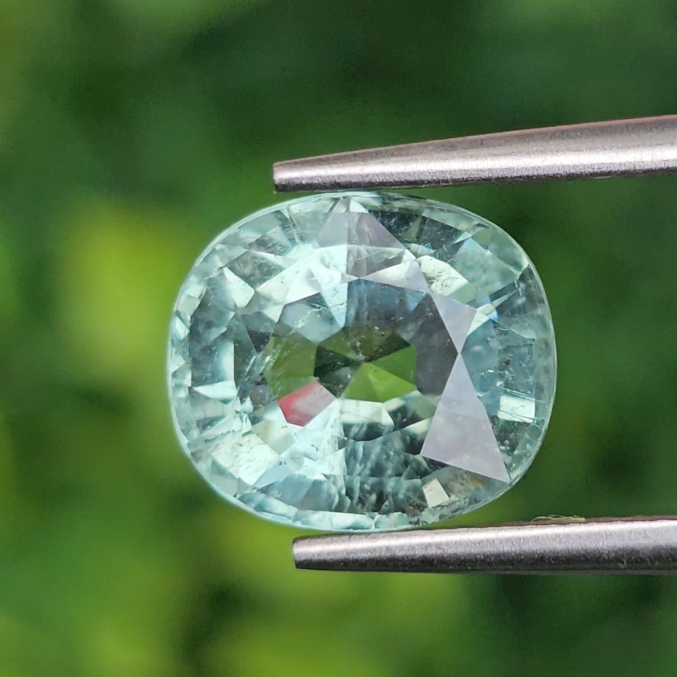 พลอยทัวร์มารีน (Tourmaline) 3.69 กะรัต (Cts.) พร้อมใบเซอร์ อัญมณีมงคลประจําวันเกิด เครื่องประดับพลอย