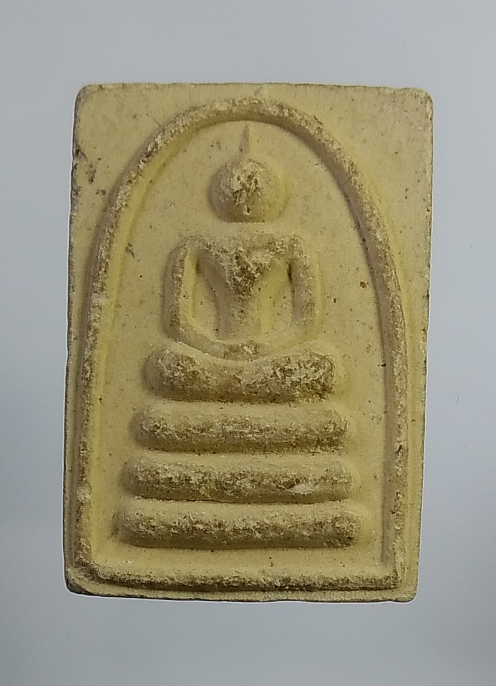 ผ1058 พระสมเด็จ หลวงปู่แผ้ว วัดรางหมัน จ.นครปฐม ที่ระลึกปิดทองฝังลูกนิมิต ปี2556