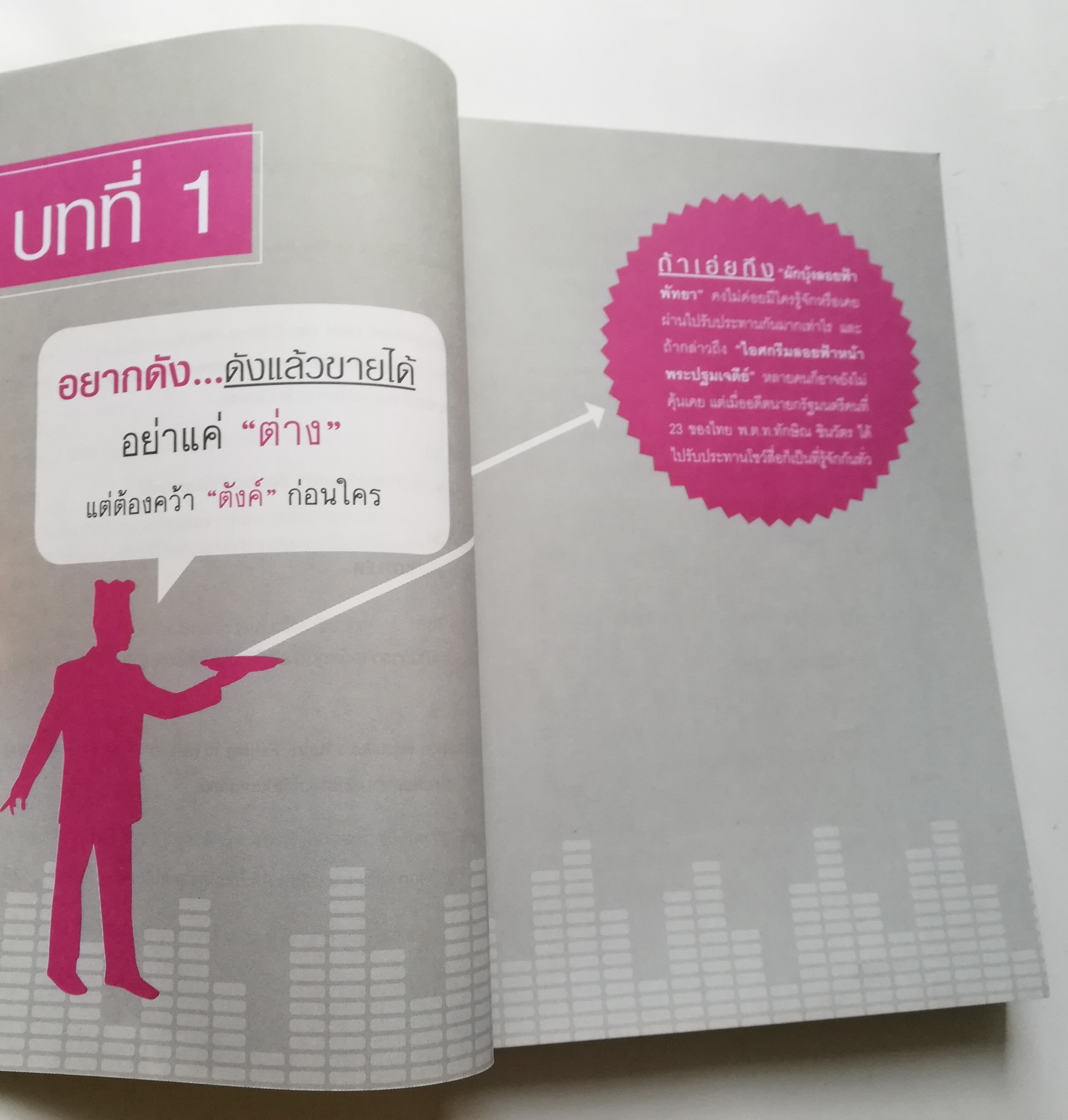 หนังสือการบริหารธุรกิจ "THINK ต่าง รวย" โดย ผศ.ดร.ชยุต ภวภานันท์กุล เปิดมุมมองใหม่ให้ธุรกิจ SMEs ด้วยการคิต่างอย่างโดเด่น เค้นหา 'จุดไม่ขาย' เพื่อสร้าง 'ยอดขาย' ให้ธุรกิจของคุณพัฒนาต่อยอดไปได้อย่างยั่งยืน คิดให้ต่าง สร้างทางร