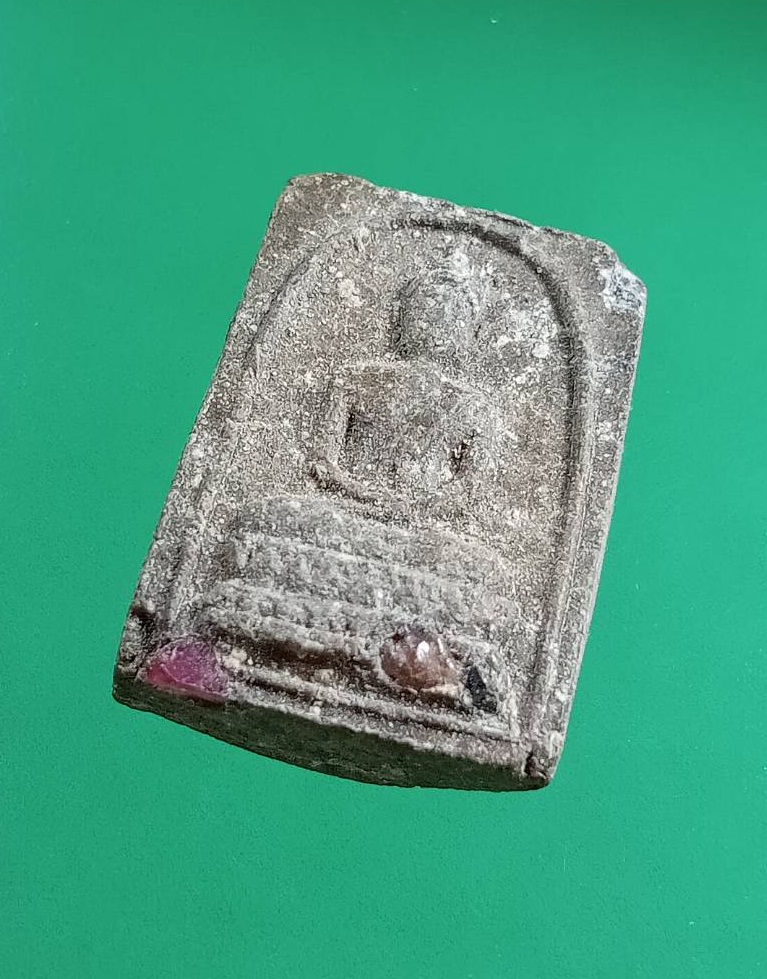 ผ3006 สมเด็จพุทธคยา เยือนอินเดีย วัดโพธิ์ ปี2519 พิมพ์เล็ก หลวงปู่โต๊ะ วัดประดู่ฉิมพลี ร่วมปลุกเสก