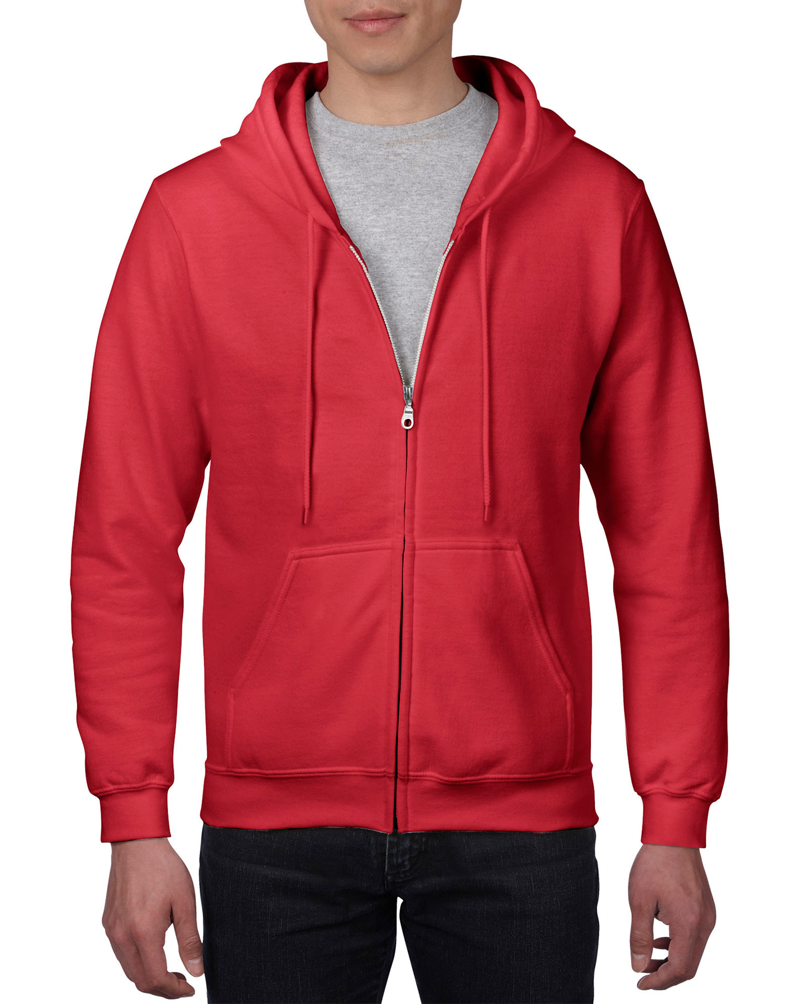 เสื้อยืด GILDAN 88600 เสื้อฟลีชฮู้ดแบบมีซิป