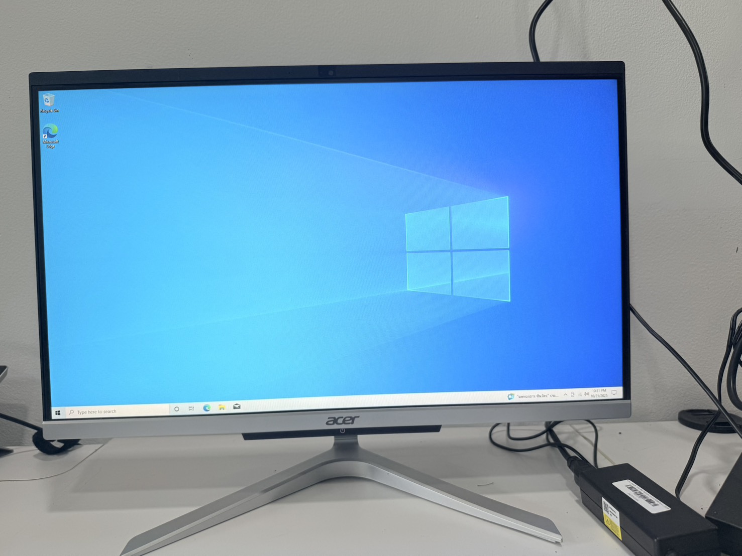 PC AIO Acer Aspire C22-960 AIO(i3-10110U/8GB/M.2 128GB/HDD 1TB)+Adapter