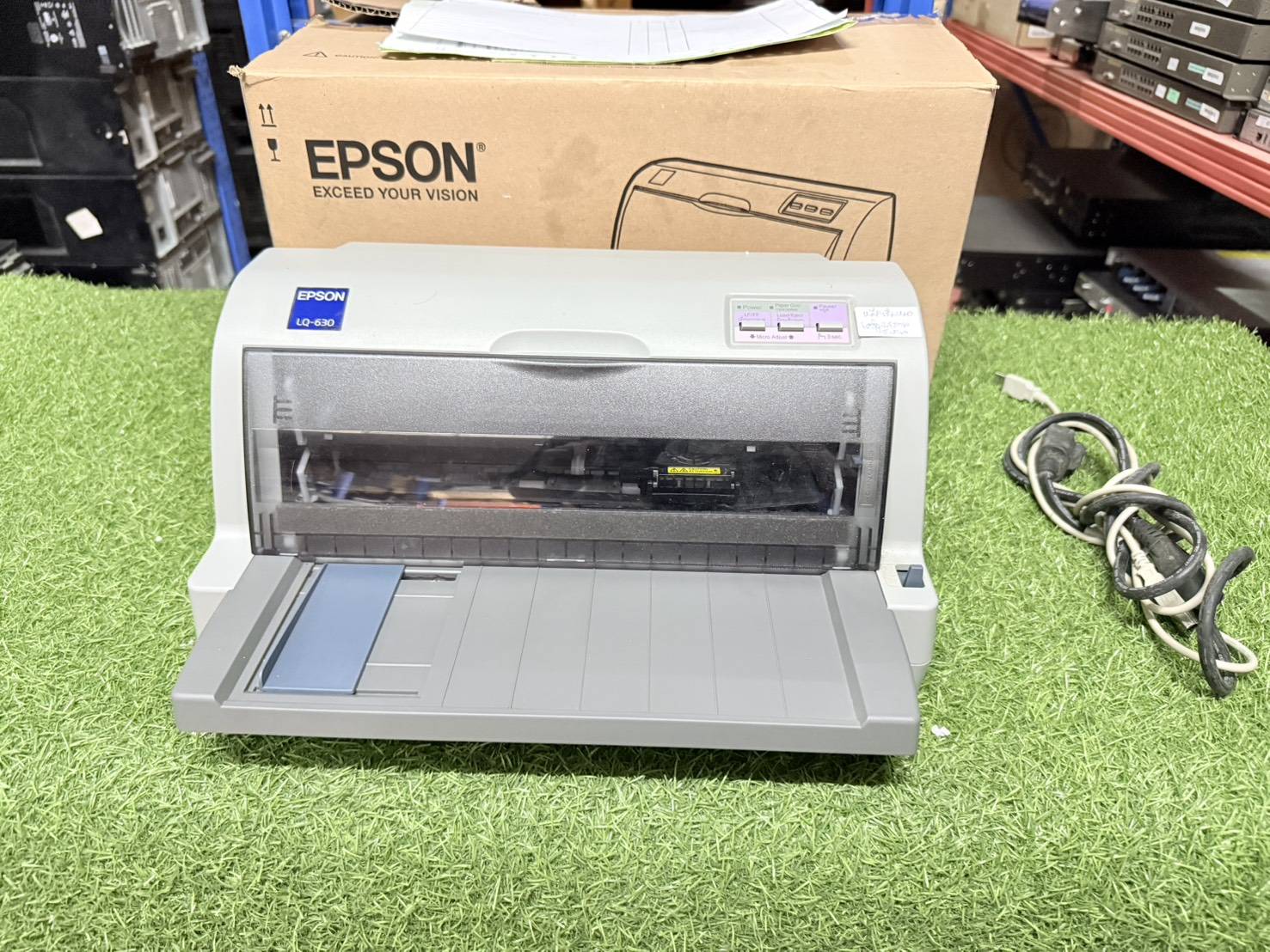 Printer Epson LQ-630 Printer + AC + USB หมึกหมด เครื่องมีรอยตามการใช้งาน