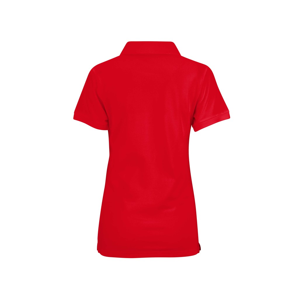 No Problem Noproblem ยอดขาย No.1 รับประกัน ไม่ย้วย ไม่ยืด ผ้านุ่ม เสื้อโปโล หญิง สีแดงโกเมน