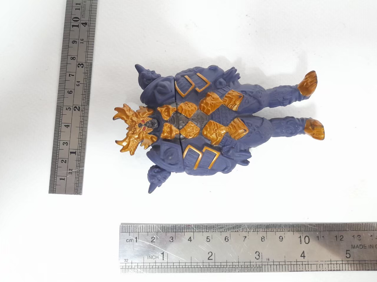 ซอฟ4นิ้ว หัวหน้าใหญ่ตัวร้าย Kigaki Gengetsu จากขบวนการ นินนินเจอร์ มือสองสภาพดี มีรอยบ้าง