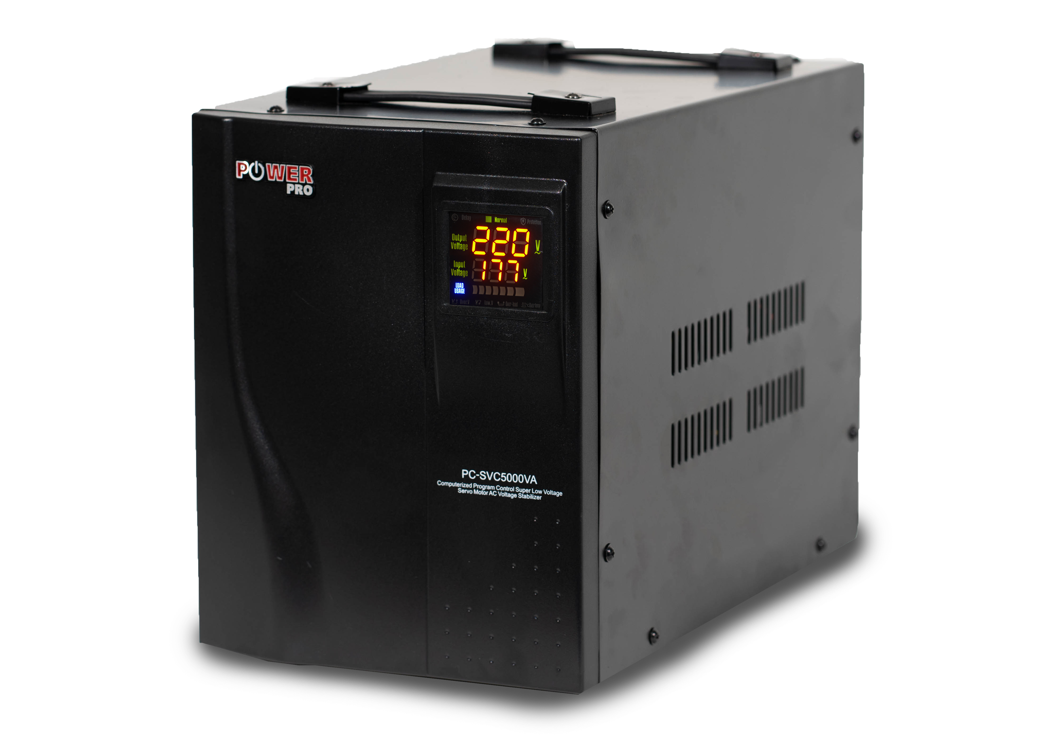 เครื่องควบคุมแรงดันไฟฟ้าอัตโนมัติ รุ่น PC-SVC 5000Va