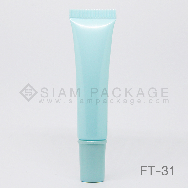 หลอดโฟมสีฟ้า ฝาสีฟ้า หลอดครีม รหัส FT-31