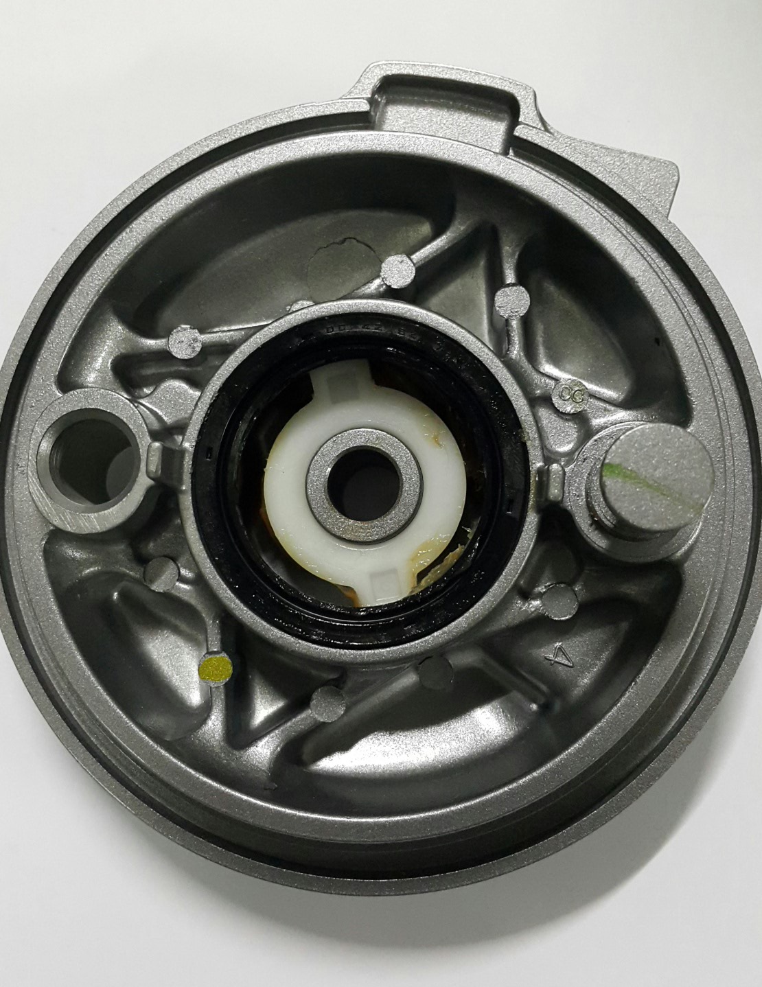 ชุดจานเบรคหน้าดั๊ม ดรีมC100P สีเทา