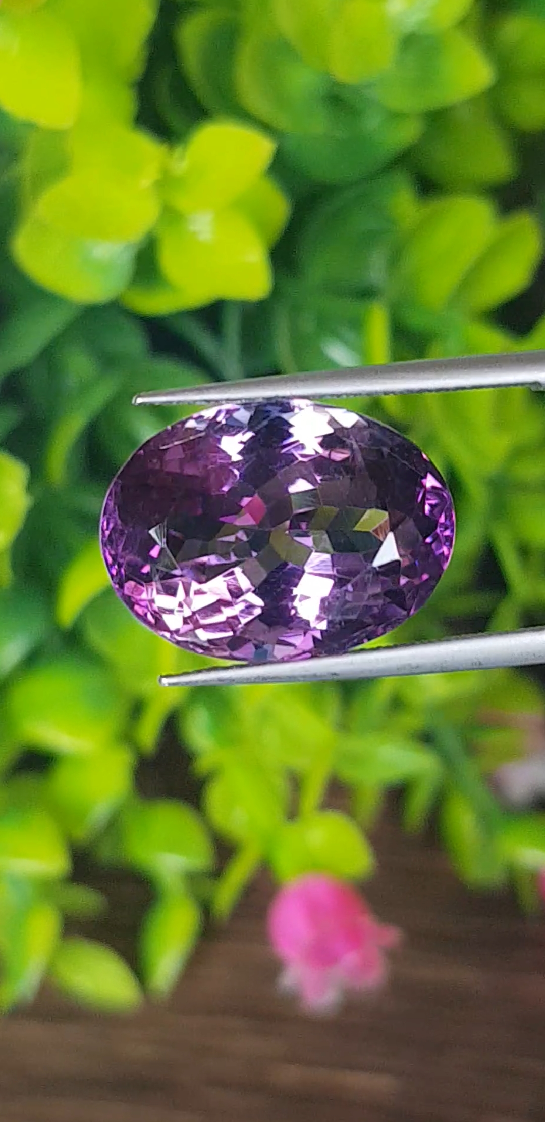 พลอย อเมทิส Amethyst 12.12 กะรัต (Cts.) พลอยแท้ อัญมณีมงคลประจําวันเกิด เครื่องประดับพลอย