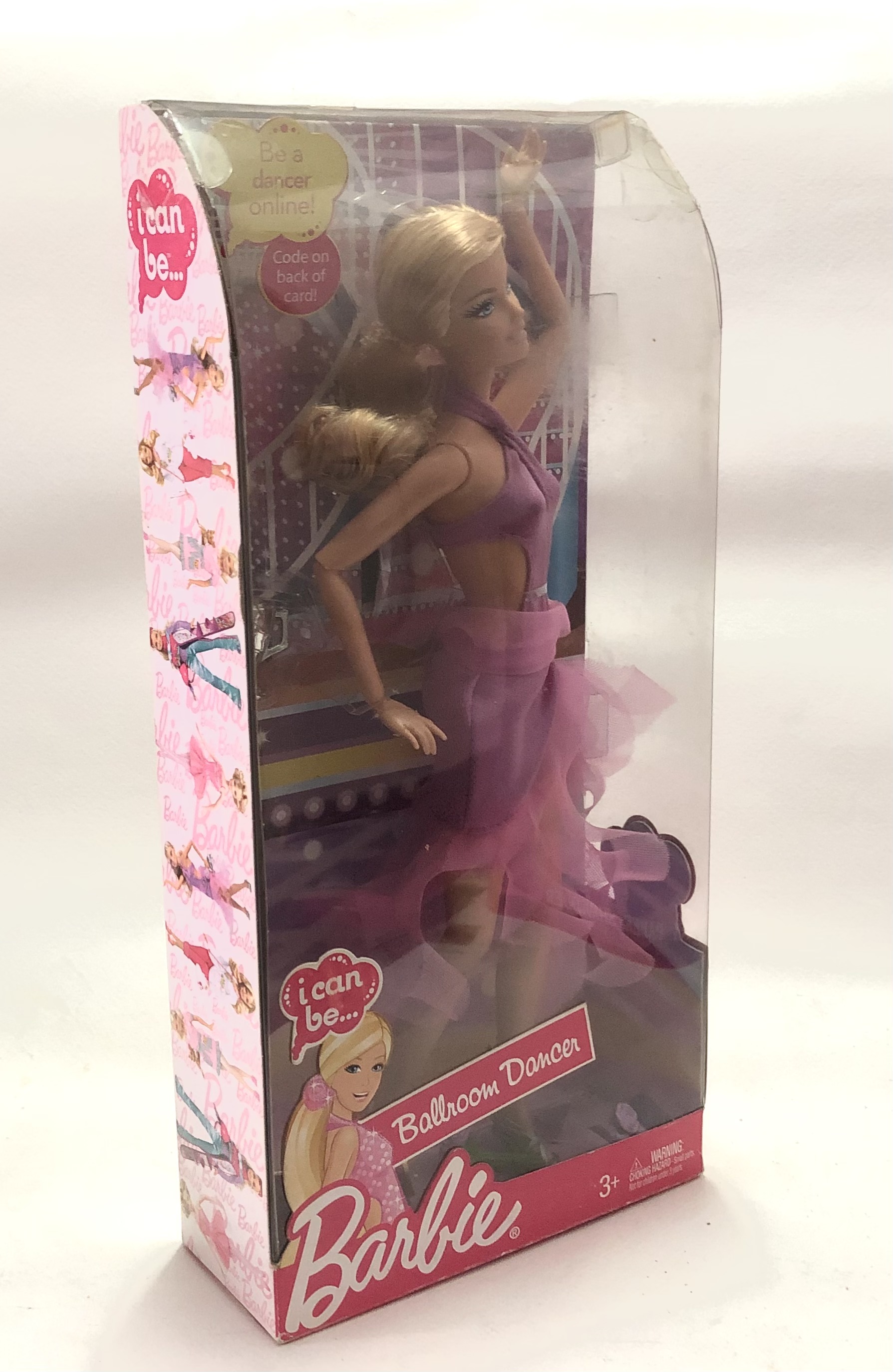 มือ1 เก่าเก็บในกล่อง ตุ๊กตาบาร์บี้ รุ่น I can be ...Balloom Dancer บาร์บี้อาชีพ บาร์บี้นักเต้นบอลลูม