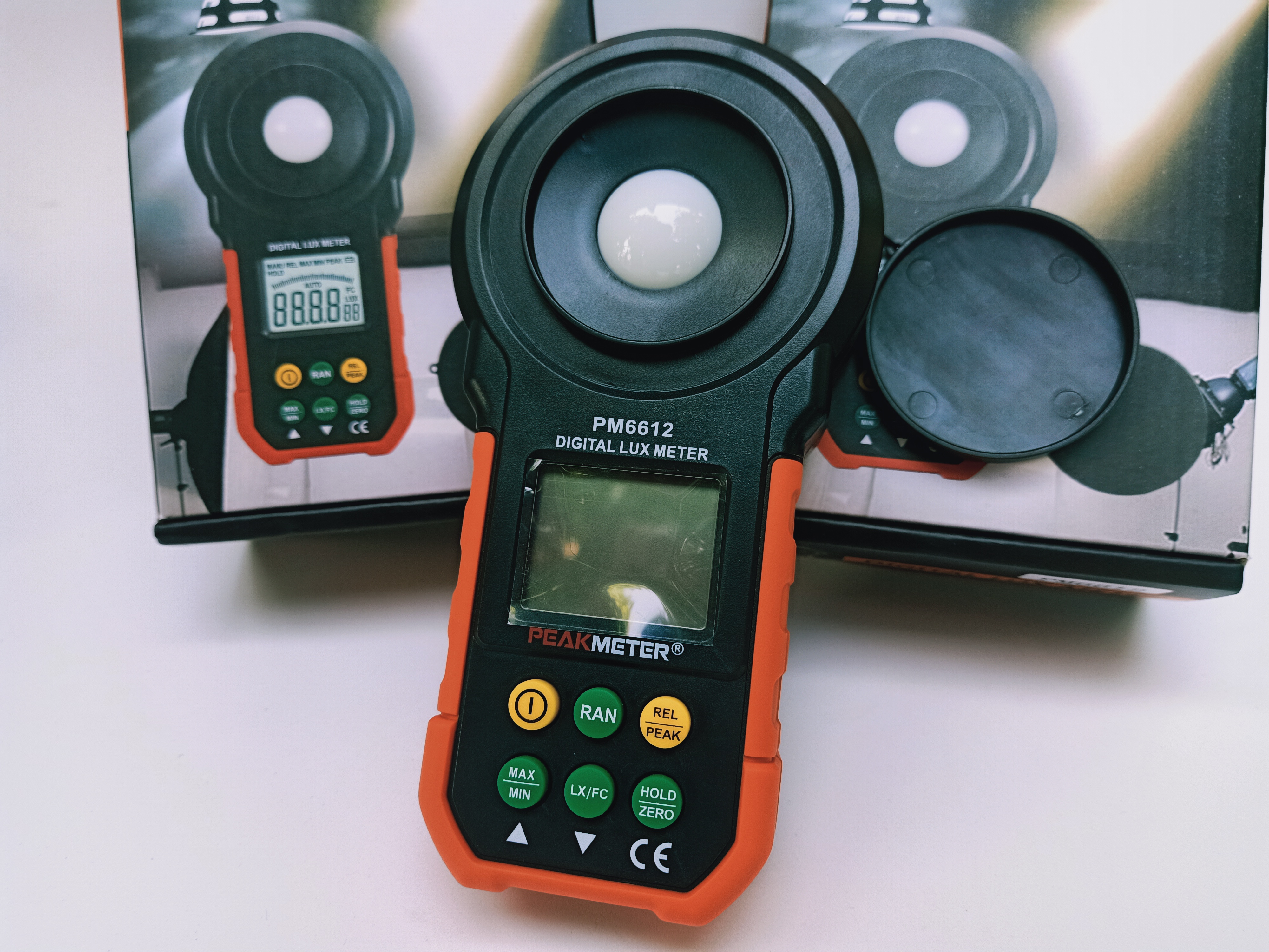 PEAKMETER เครื่องวัดแสง Digital Lux Meter PM6612