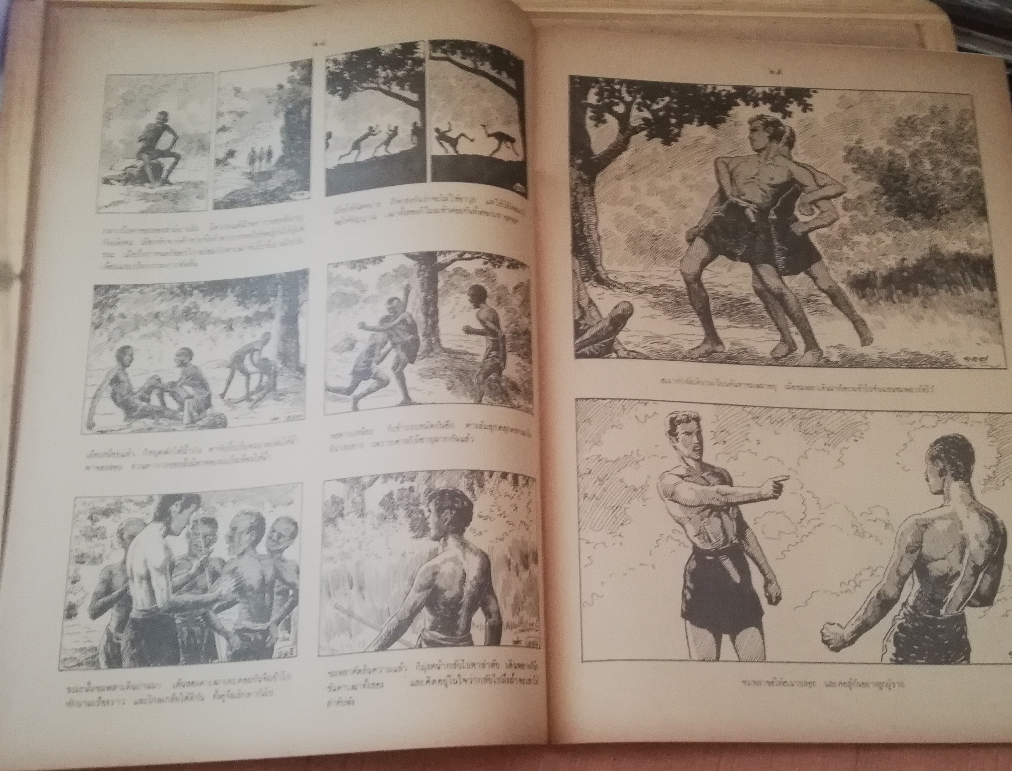 หนังสือภาพ เรื่อง เงาะป่า ลายเส้น ครู เหม เวชกร หนังสือมือ1เก่าเก็บ