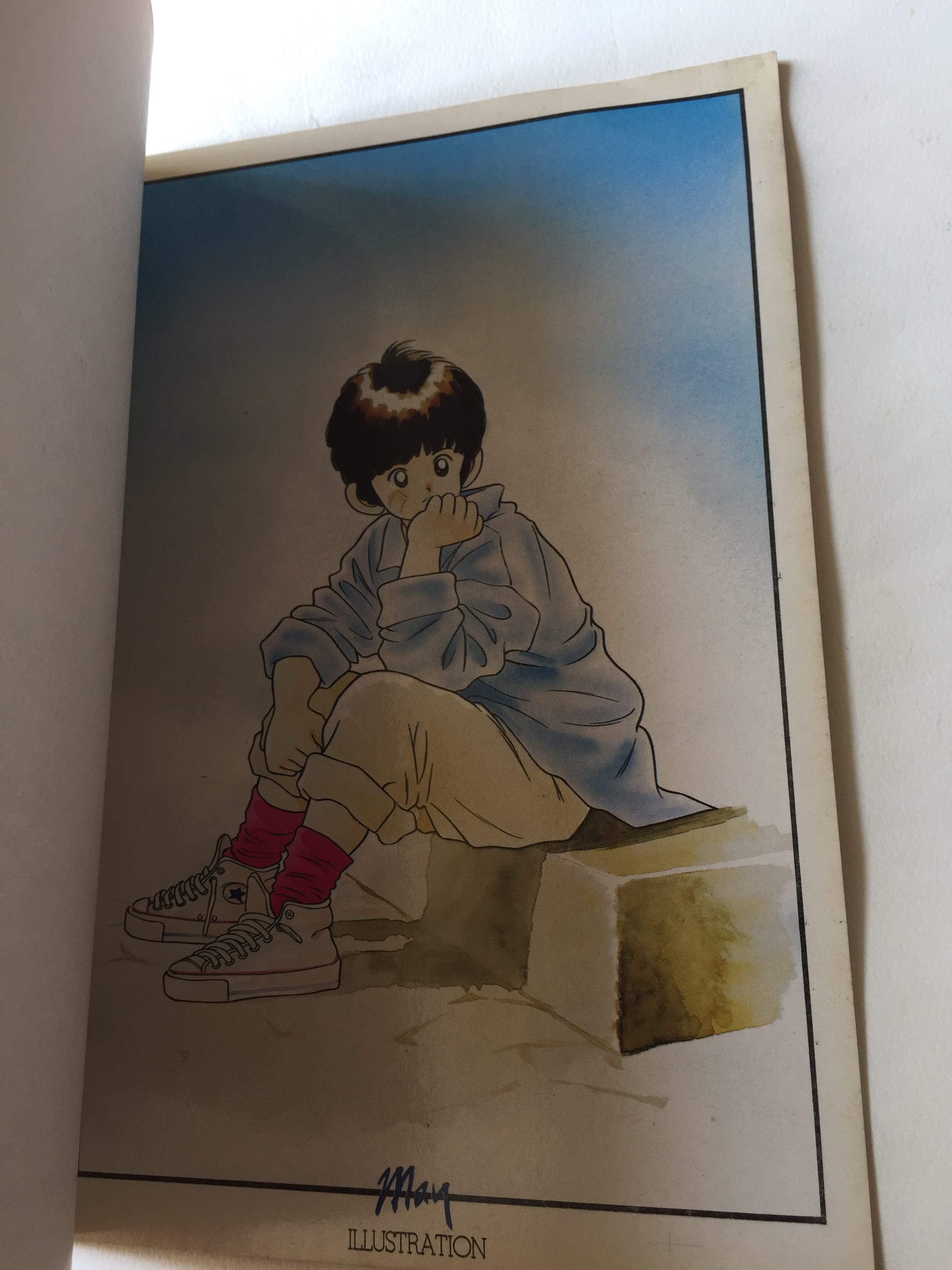 หนังสือภาพเก่า May Illustrations ภาพการ์ตูนสวย ภาพสีทั้งเล่ม ลายเส้นจาก คุณเมย์ ***แต่ละแผ่นหลุดจากสัน มีรอย ตามภาพ ผลงานโดย May, Present โดย Main Point ชุดที่ 1 ปี 1986