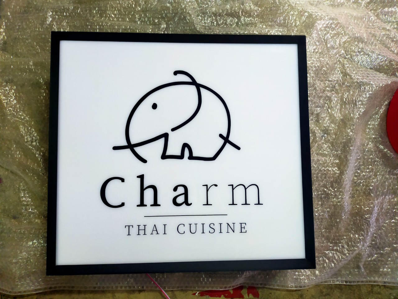 งานป้ายกล่องไฟ