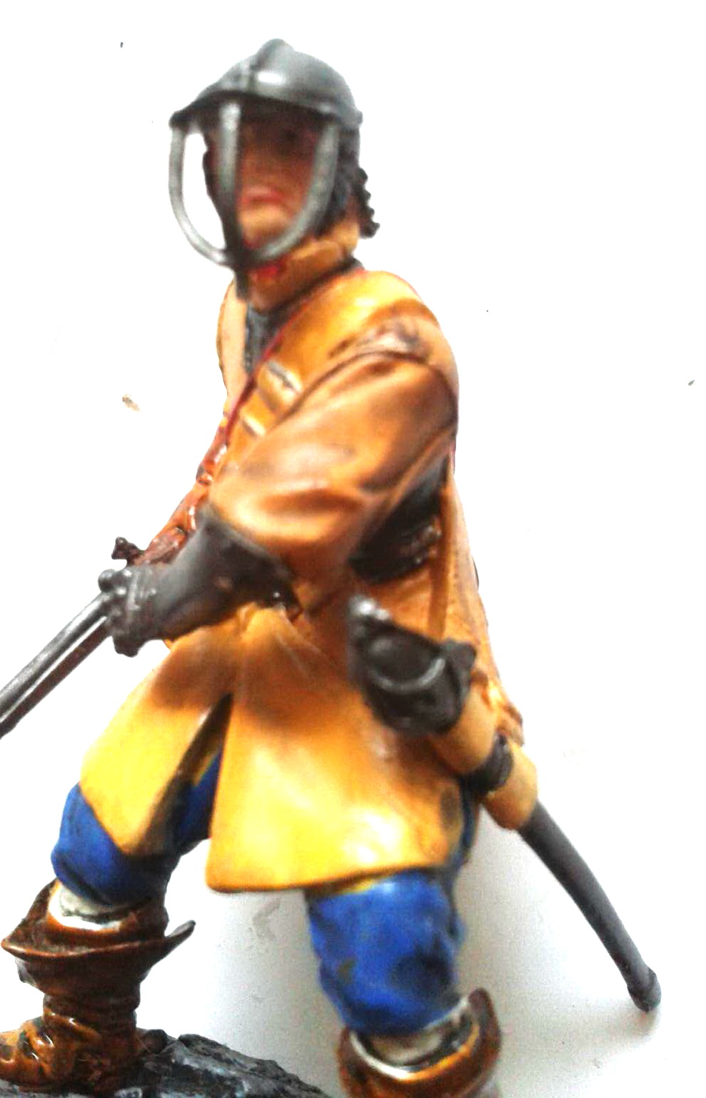 ของสะสม ฟิกเกอร์อนุสาวรีย์ทหารถือปืน ในช่วงศตวรรษที่ 17 Historical Figure Museum 40 Harquebusier 17th Century