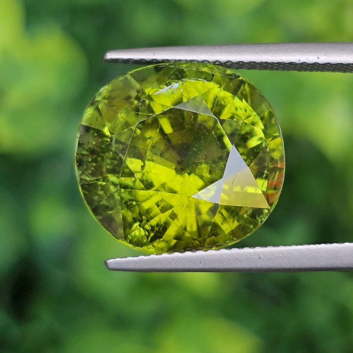 พลอย ทัวร์มาลีน Tourmaline 13.77 กะรัต (Cts.) พลอยแท้อัญมณีมงคล ประจําวันเกิด เครื่องประดับพลอย