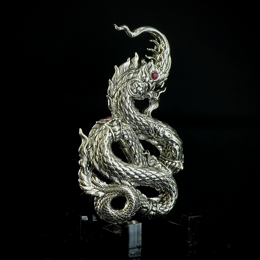 องค์พญานาค สยามนาคา เนื้อทองขาว