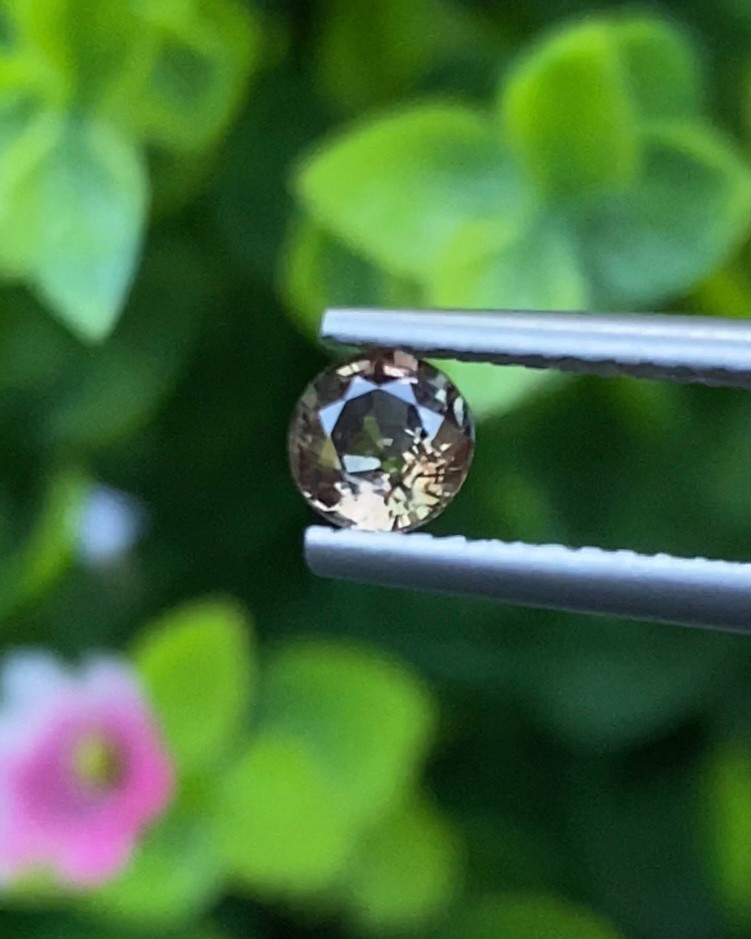 พลอย อเล็กซานไดร์ (Natural Alexandrite Chrysoberyl) เจ้าสามสี 0.44 กะรัต (Cts.) พร้อมใบเซอร์ พลอยแท้ อัญมณีมงคลประจําวันเกิด เครื่องประดับพลอย