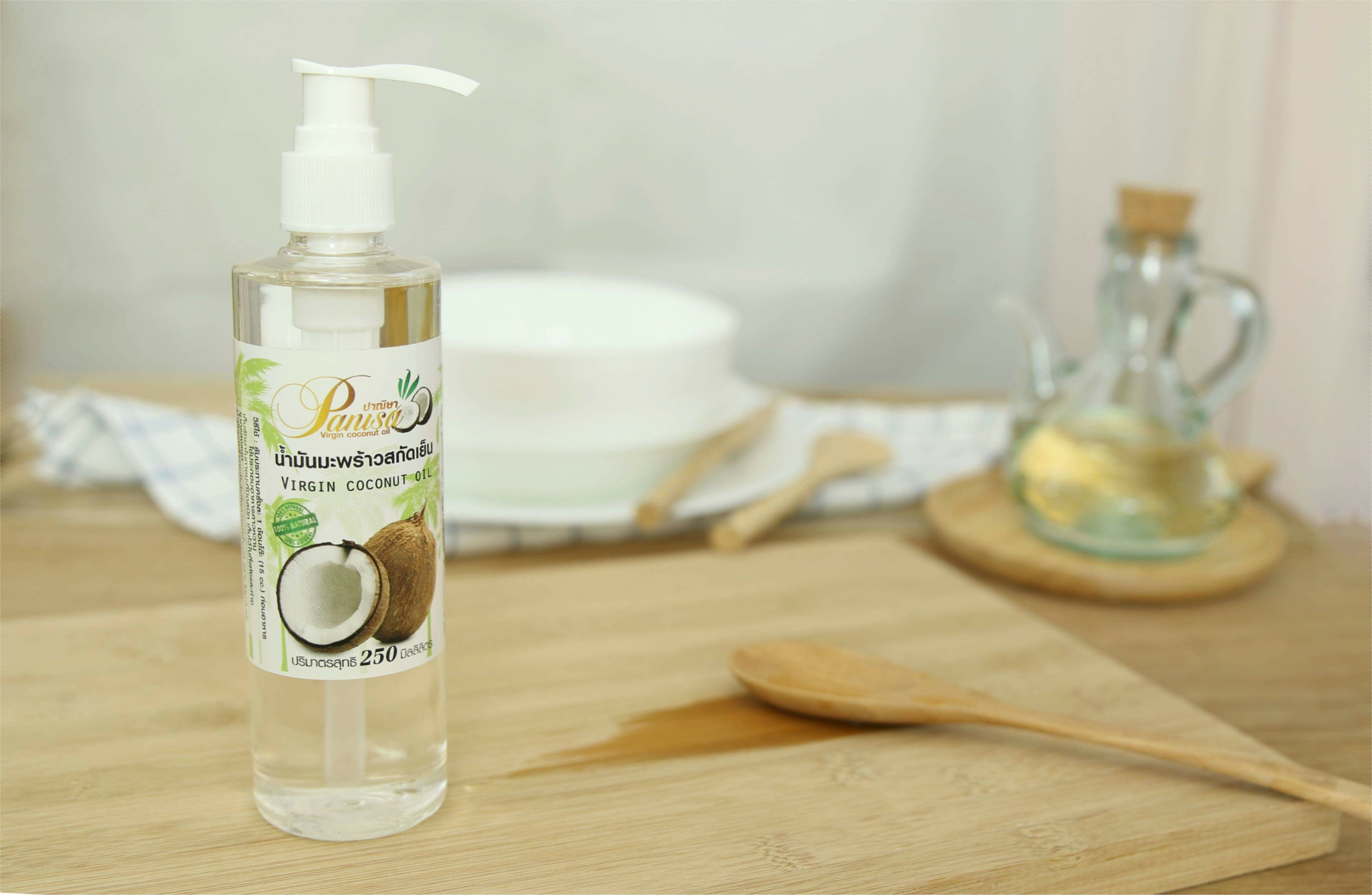 น้ำมันมะพร้าวสกัดเย็น 250 มิลลิลิตร