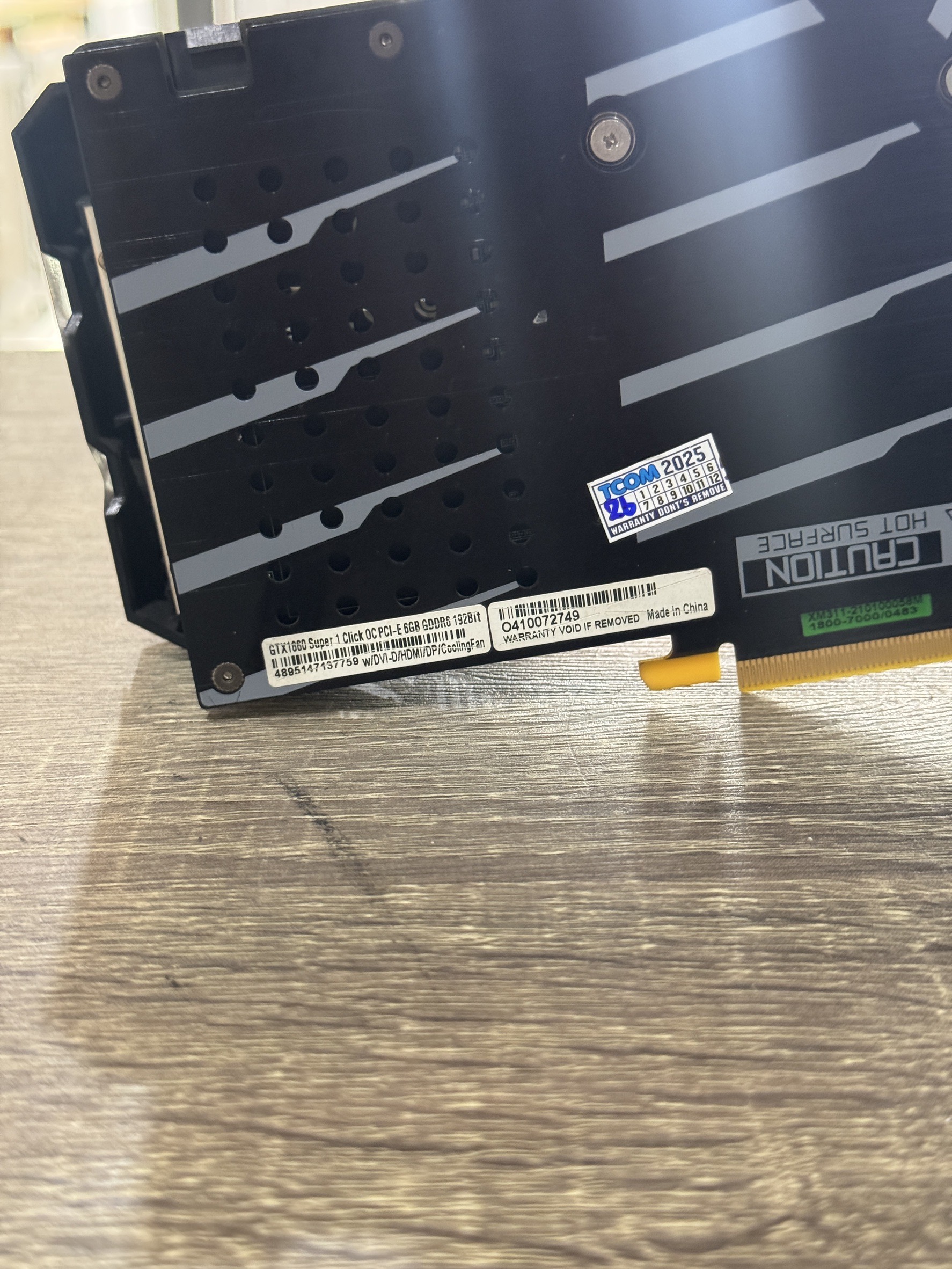 Galax GTX1660 Super 1-Click OC 6GB GDDR6