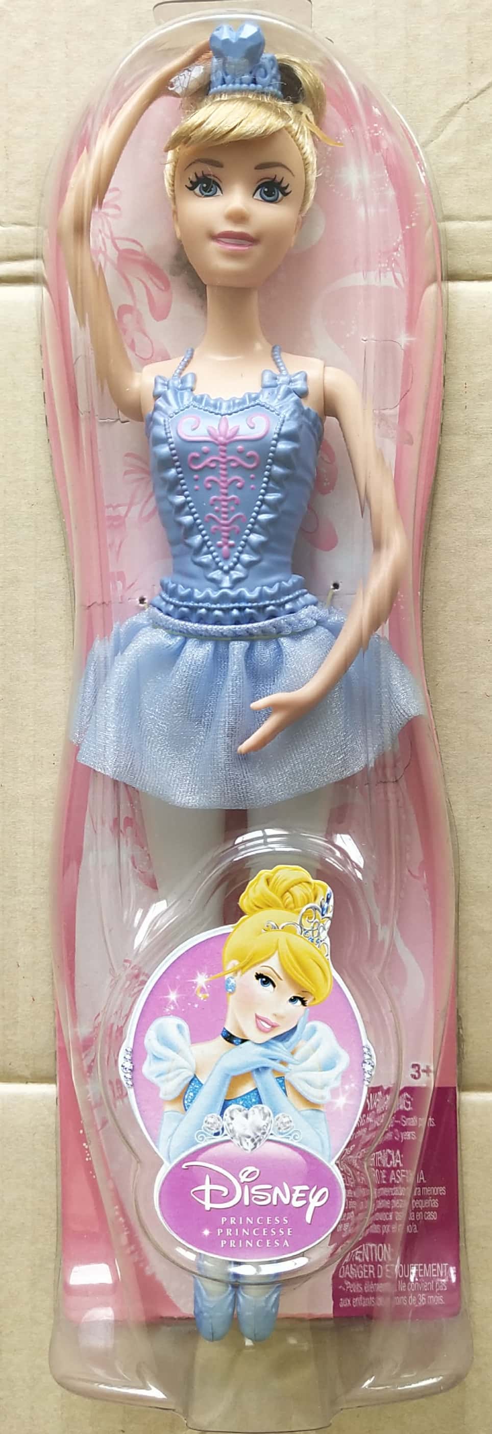 ของสะสม Disney Princess, Princess Cinderella, เจ้าหญิงดิสนีย์ เจ้าหญิงซินเดอเรลล่าชุดบัลเล่ต์สีฟ้า ,ลิขสิทธิ์แมทเทล Mattel