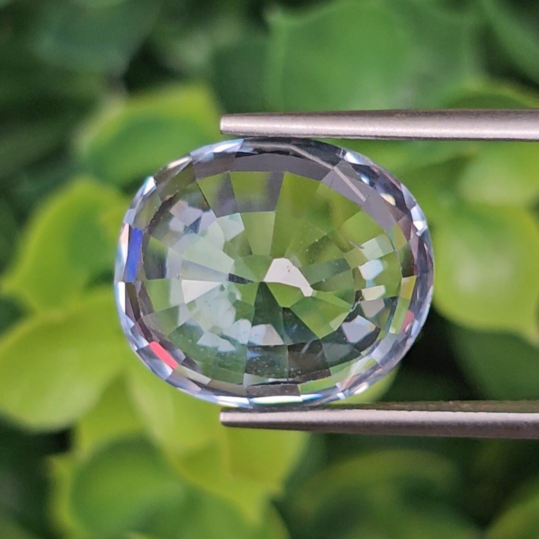 พลอย บลู โทแพซ (Blue Topaz) 17.00 กะรัต (Cts.) พลอยแท้ อัญมณีมงคลประจําวันเกิด เครื่องประดับพลอย